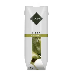 Сок яблочный 1 л.